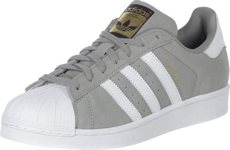 adidas superstar grau suede schuhe|adidas Superstar Shoes .